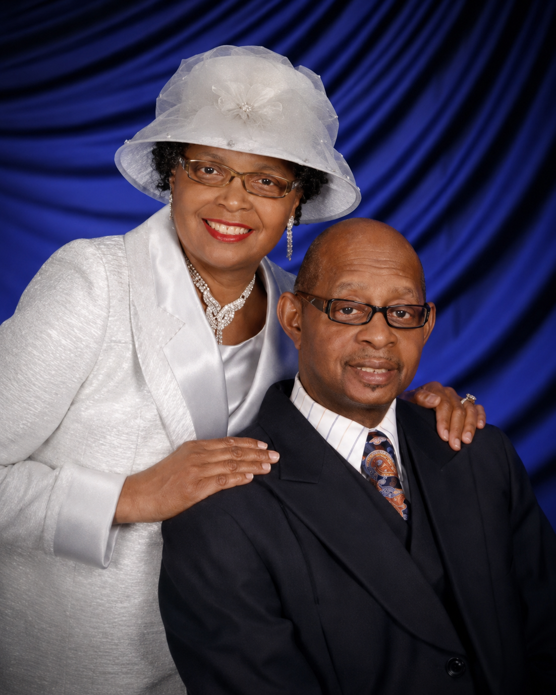 Dr. Billy Bell, Senior Pastor, with the First Lady of New Pilgrim Rest